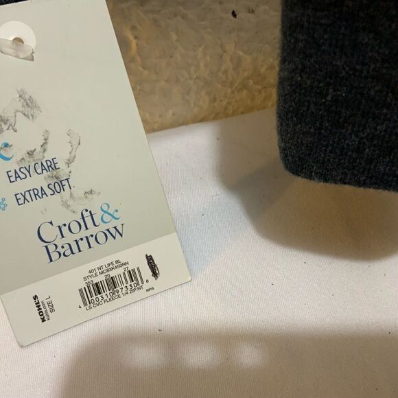 Croft & Barrow Extra Soft Fleece Sweater size L - Picture 11 of 12